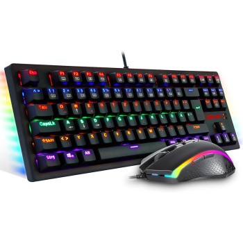 Redragon S113 Mechanische Gaming-Tastatur & Maus-Set | RGB Beleuchtung | DE QWERTZ Layout