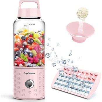 PopBabies Tragbarer Mini-Mixer für Shakes und Smoothies mit USB-Aufladung