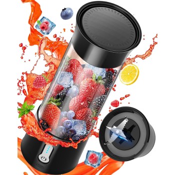 Smoothie Maker für unterwegs Mixer 500 ml - Tragbarer Standmixer mit USB-Anschluss