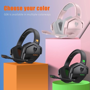 NUBWO G06 kabelloses Gaming-Headset für PS5, PS4, PC - Hochwertiger Sound und Komfort