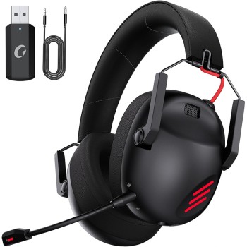 Kabelloses Gaming-Headset für PS5/PS4/PC/Switch | Geräuschunterdrückungsmikrofon | Bluetooth 5.3