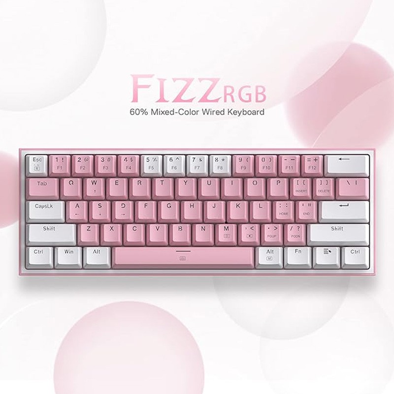 K617 Fizz 60% verkabelte RGB Gaming Tastatur